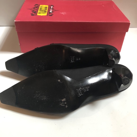 Black Vaneli Aurie Kitten Heels Size 10 - Picture 4 of 4